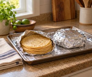 how to warm tortillas for a crowd