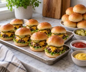 how to make sliders for a party