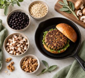 how to make veggie burgers with real texture