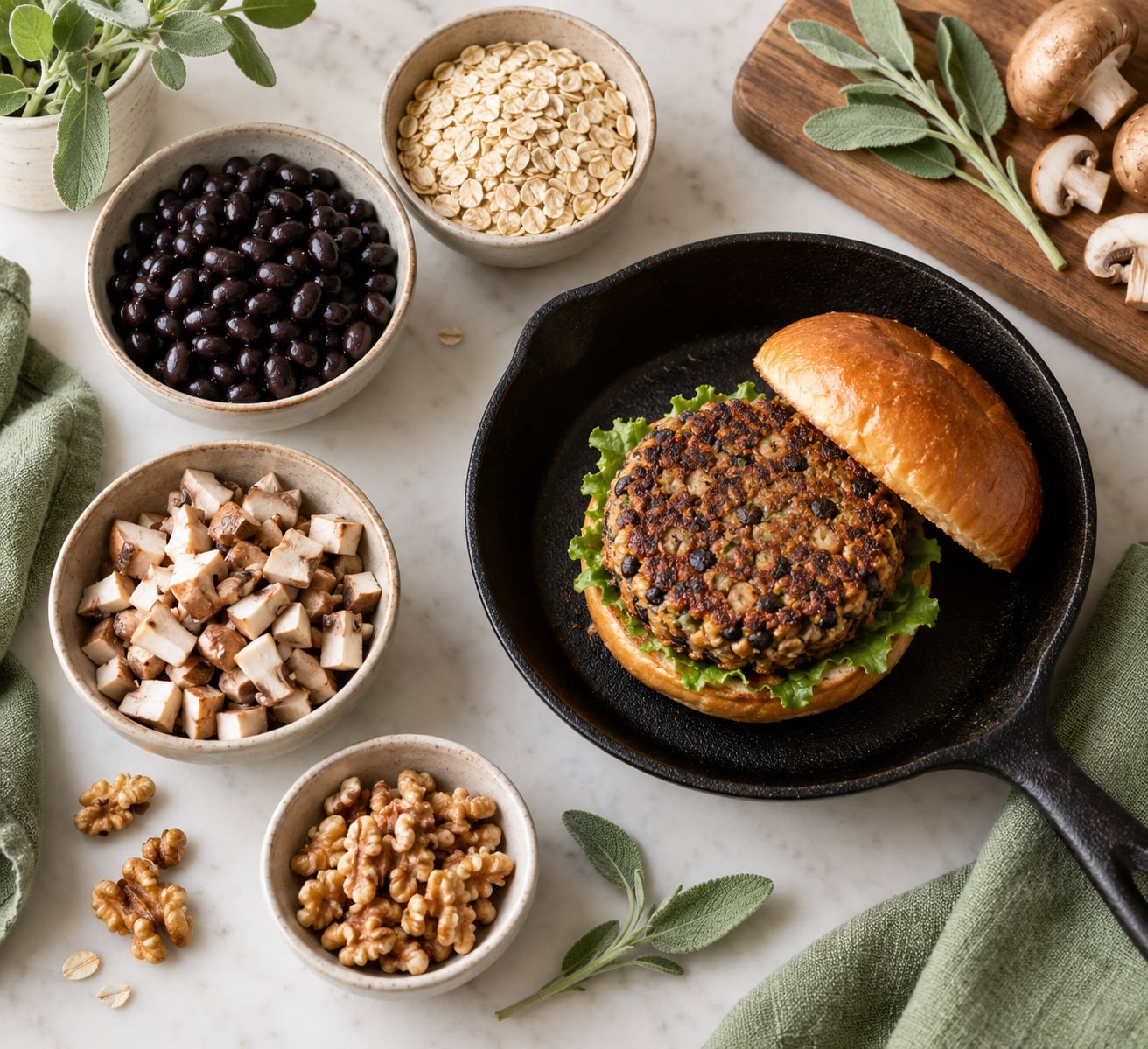 how to make veggie burgers with real texture