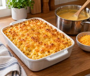 how to make baked mac and cheese creamy