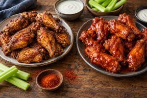 dry rub vs sauced wings which is better