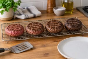 how to tell burger doneness without a thermometer