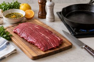 how to cook flank steak so it is not chewy