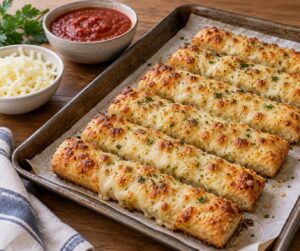 how to make cheesy garlic bread sticks