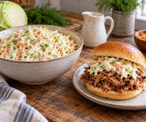 how to make coleslaw for pulled pork