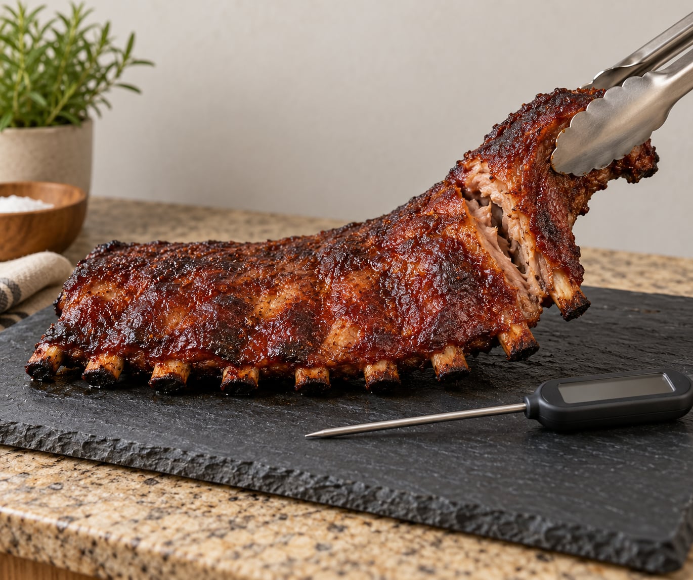 how to tell when ribs are done
