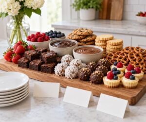 how to make a dessert board for guests