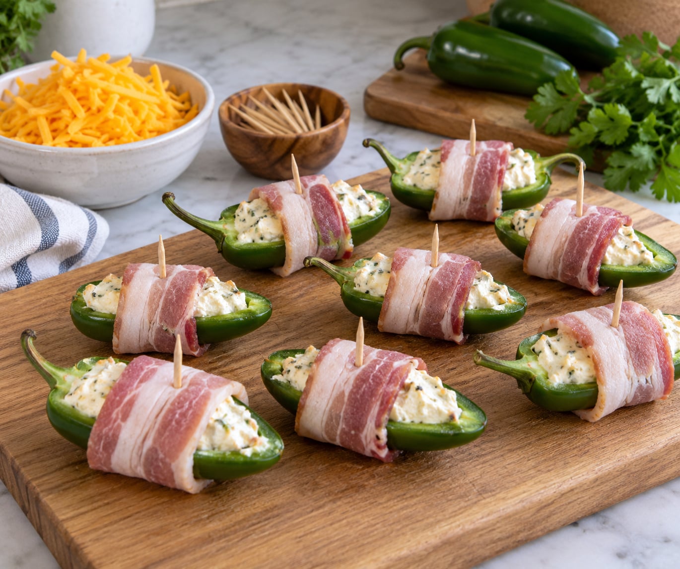 how to make bacon wrapped jalapenos on the grill