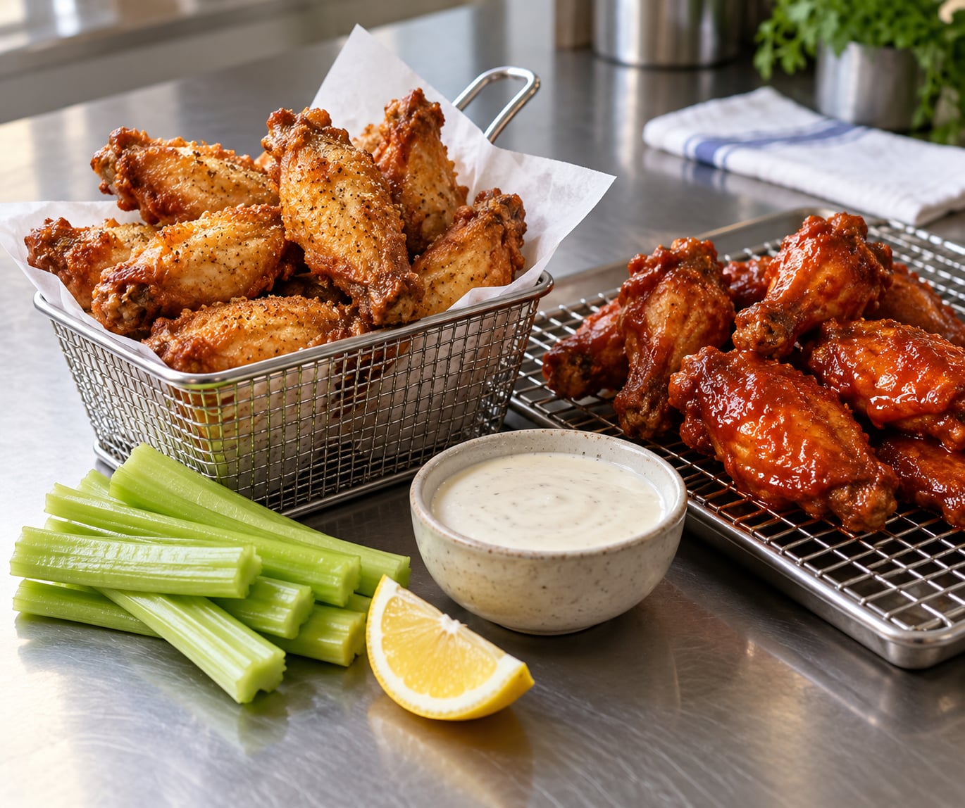 why do restaurant wings taste better than homemade