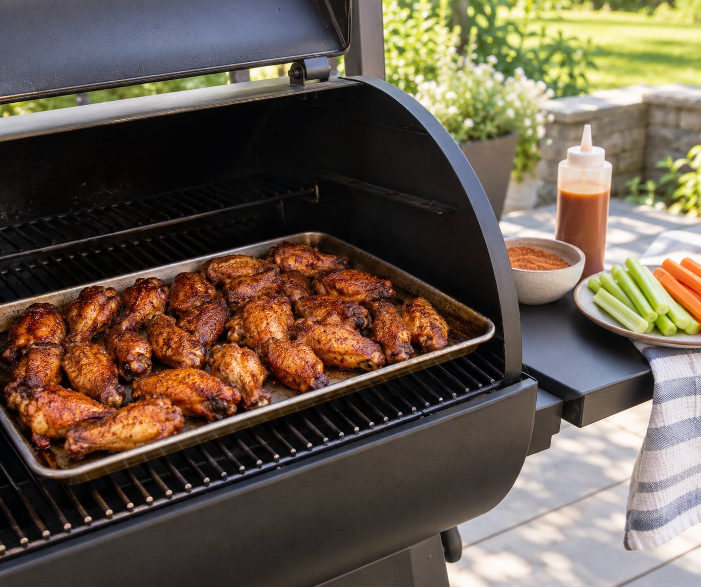 how to smoke chicken wings on a pellet grill