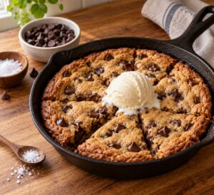 how to make skillet cookie for sharing