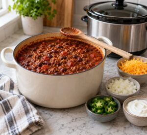 how to make chili for a game day crowd