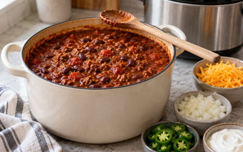 How to Make Chili for a Game Day Crowd: Easy Big-Batch 2026