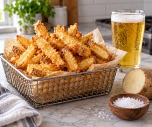 how to make beer battered fries