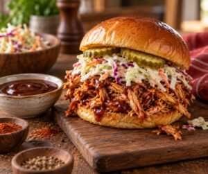 how to make pulled chicken for sandwiches