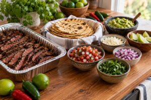 how to make steak tacos for a party