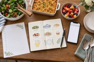 how to plan a potluck without duplicate dishes