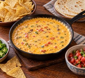 how to make skillet queso dip