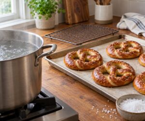 how to make soft pretzels at home