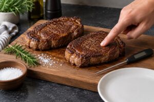 how to tell steak doneness by touch