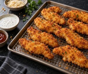 how to make chicken tenders crispy in the oven