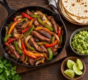 how to make beef fajitas at home