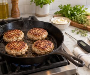 how to make turkey burgers that are not dry