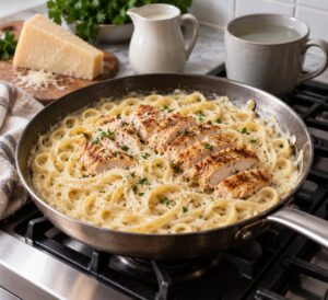 how to make chicken alfredo without it separating