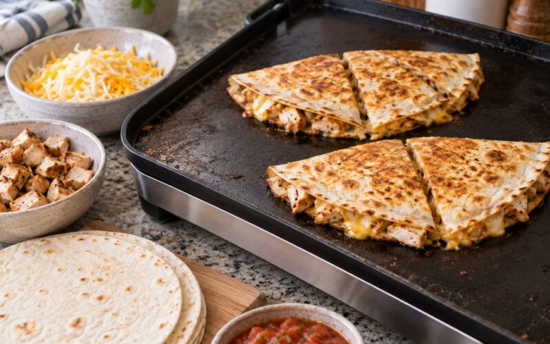 How to Make Chicken Quesadillas on a Griddle (2026)