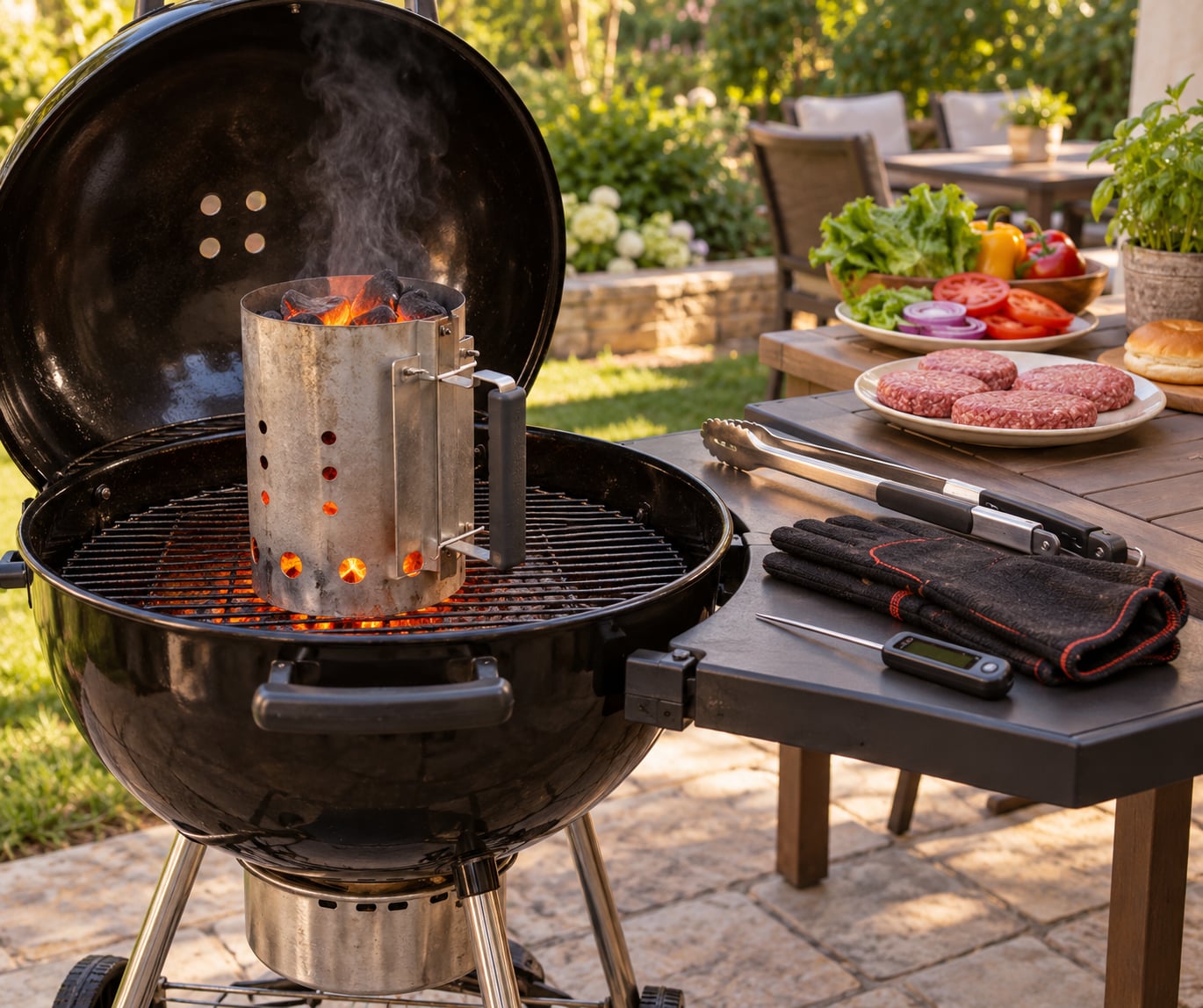 how to use a charcoal grill for beginners