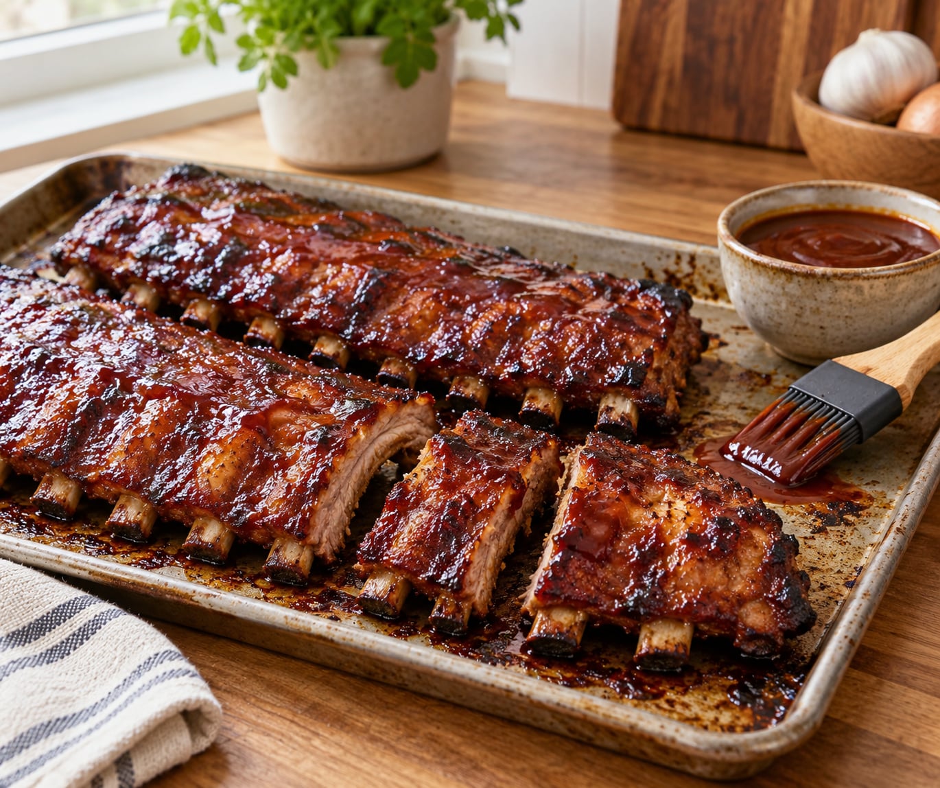 how to make bbq ribs in the oven