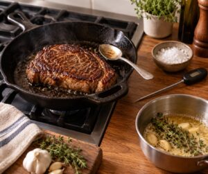 how to cook steak without a grill