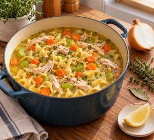 how to make chicken noodle soup from scratch