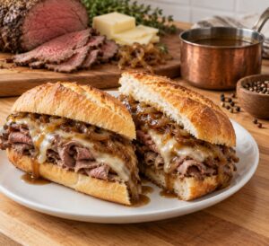 how to make a hot roast beef sandwich