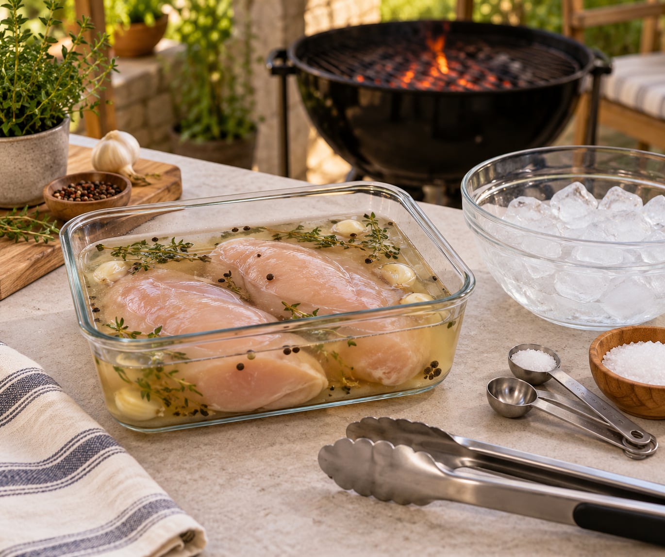 how to brine chicken before grilling