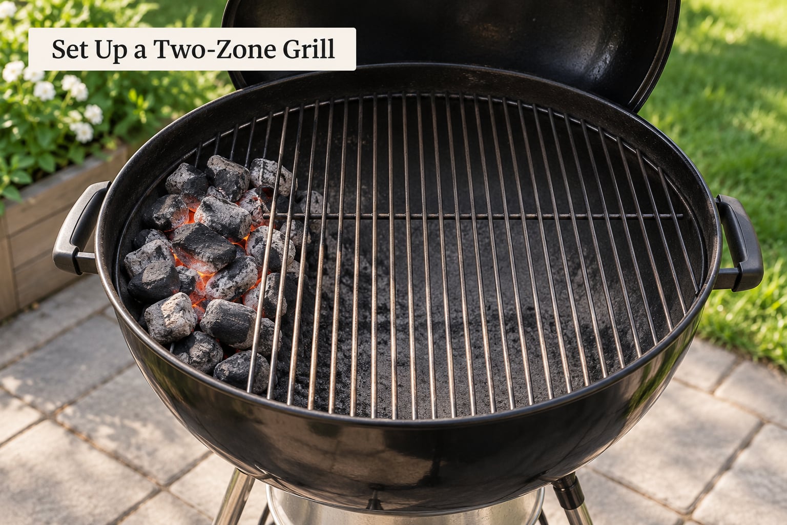 Set Up a Two-Zone Grill