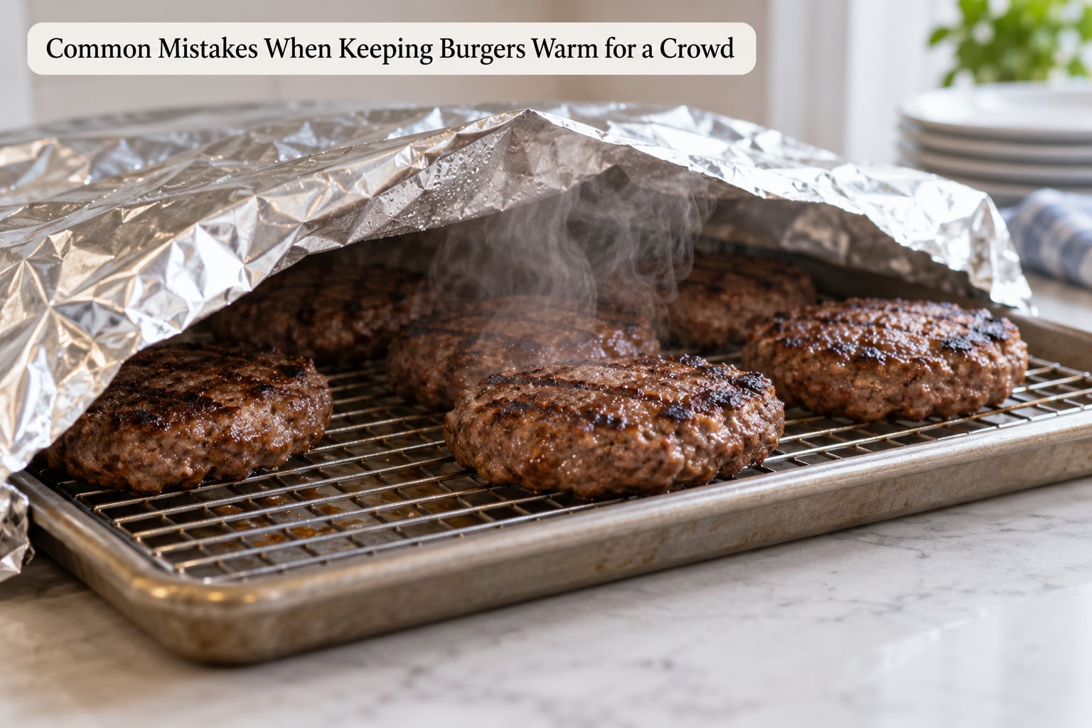 Common Mistakes When Keeping Burgers Warm for a Crowd