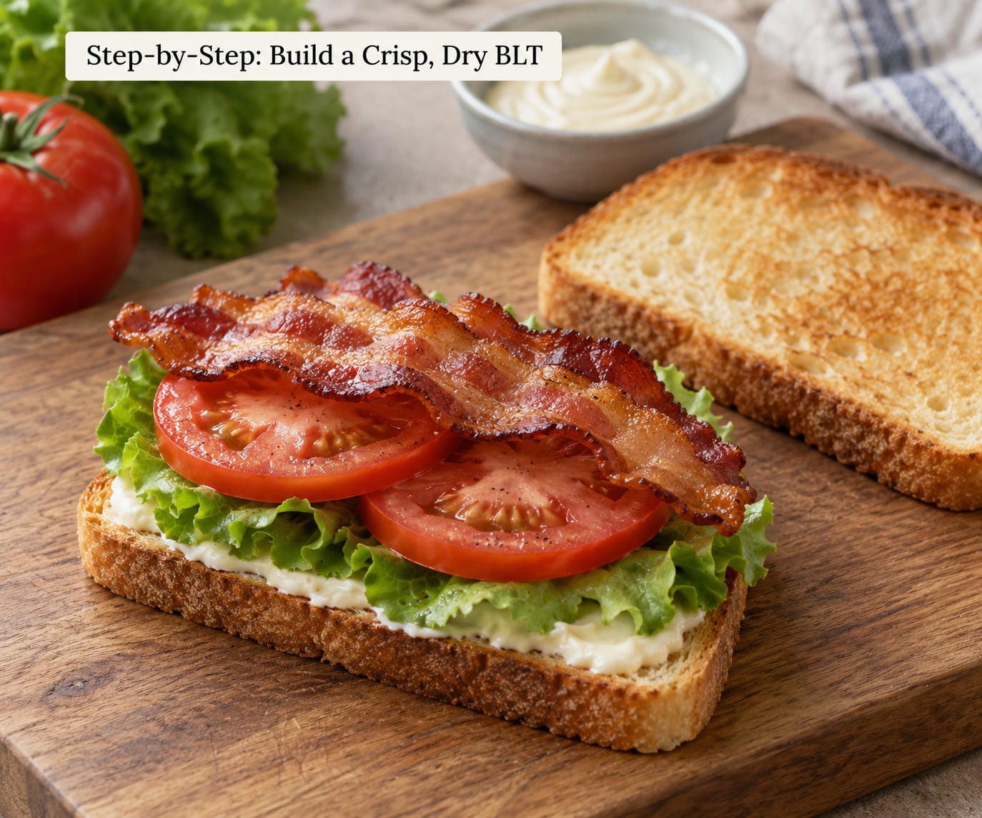 Step-by-Step: Build a Crisp, Dry BLT