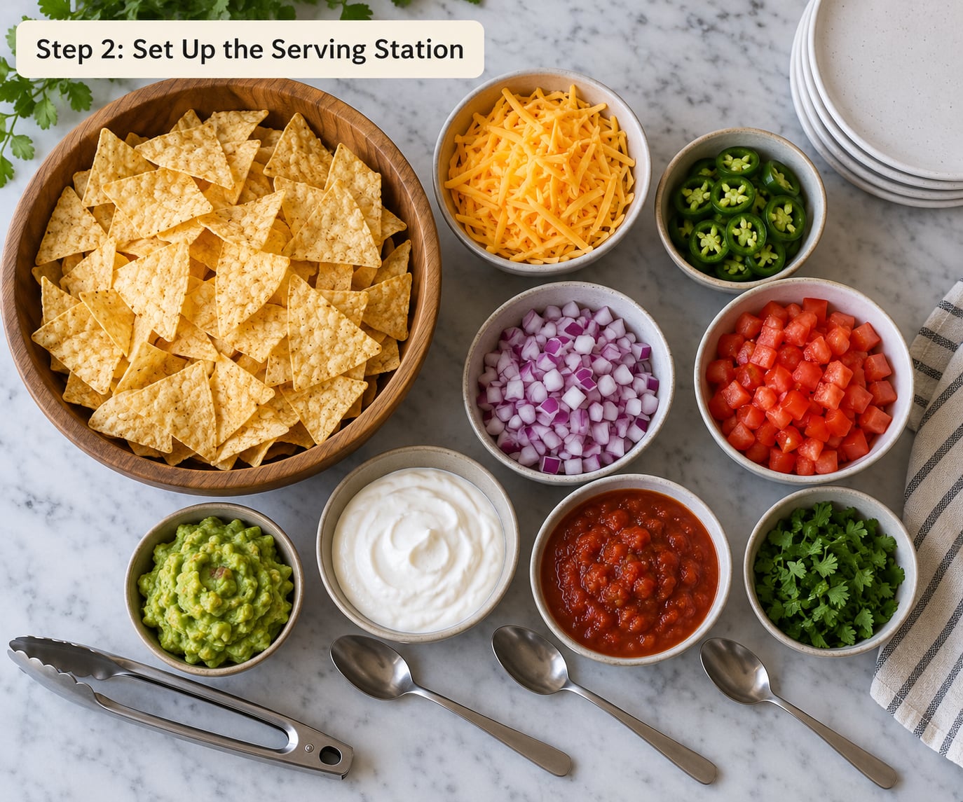 Step 2: Set Up the Serving Station