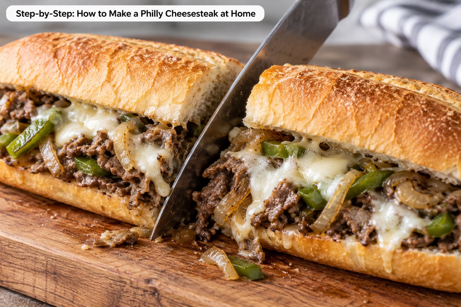 Step-by-Step: How to Make a Philly Cheesesteak at Home