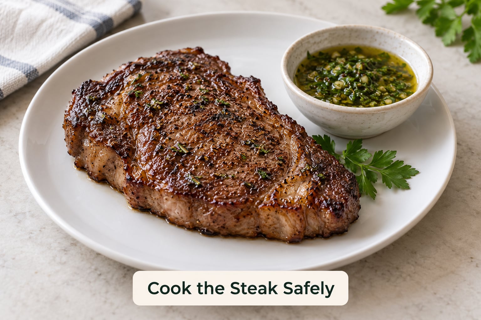 Cook the Steak Safely