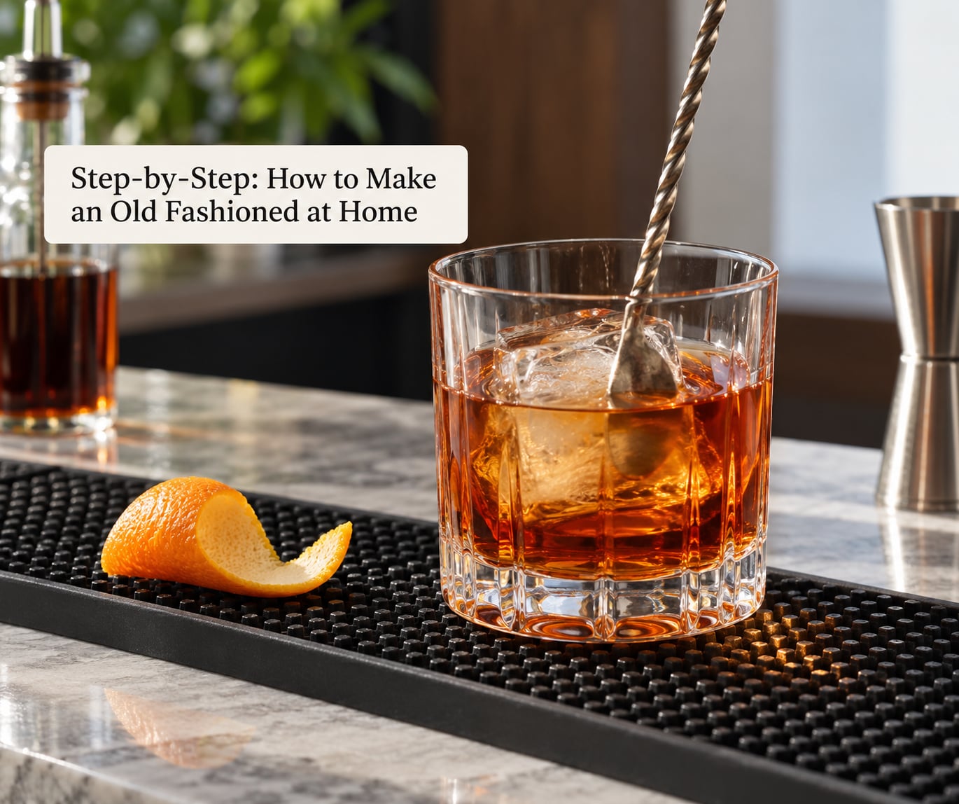 Step-by-Step: How to Make an Old Fashioned at Home