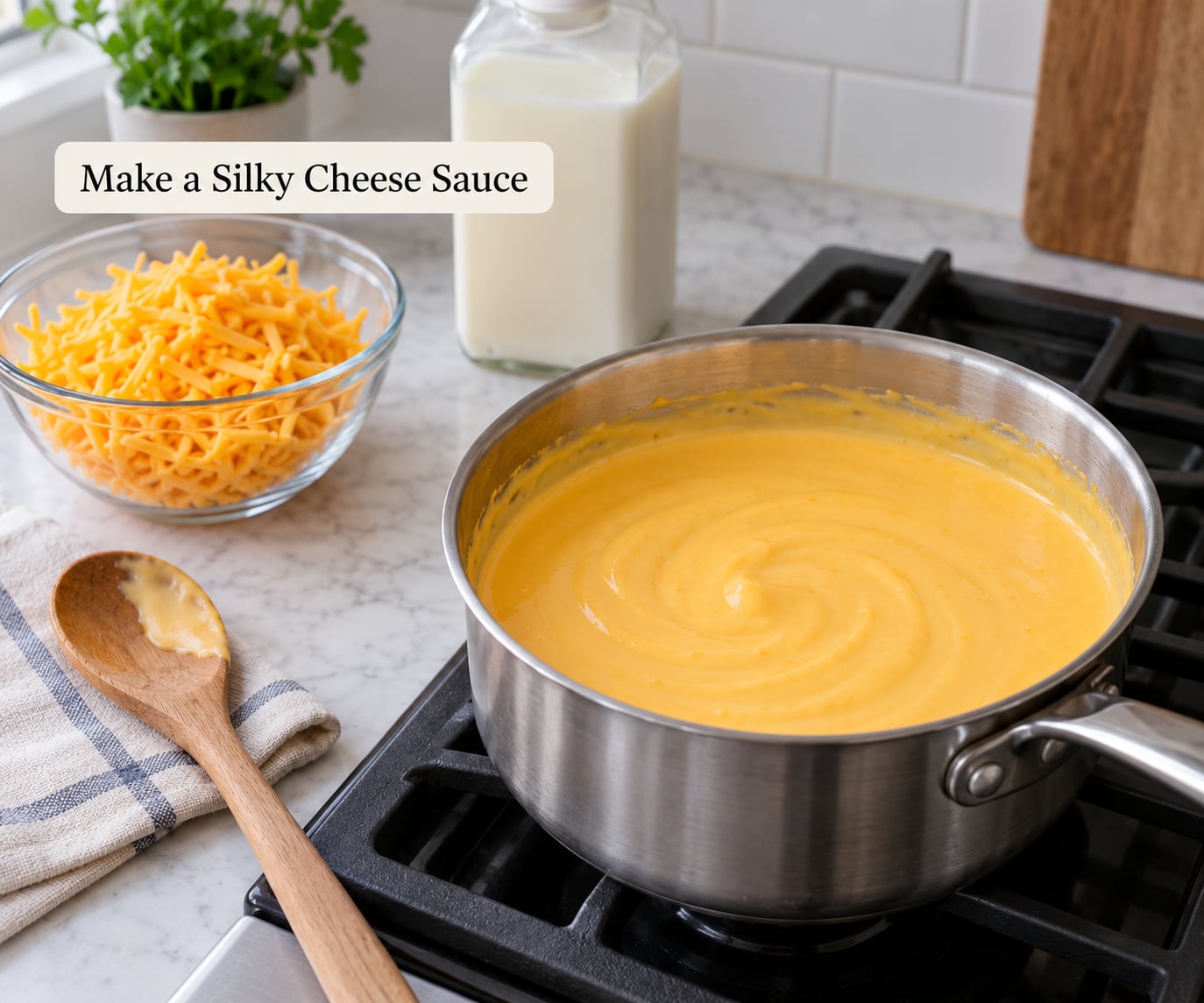 Make a Silky Cheese Sauce