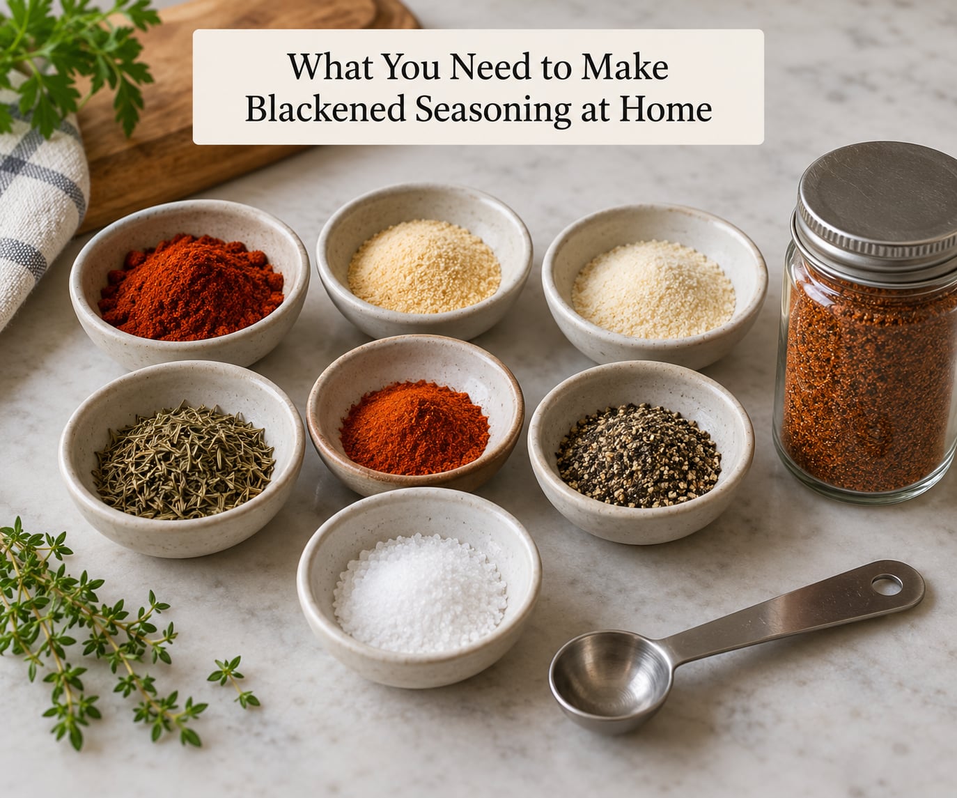 What You Need to Make Blackened Seasoning at Home