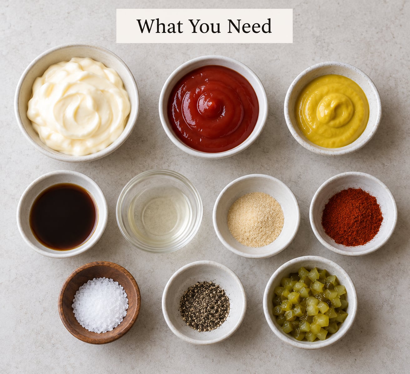 What You Need