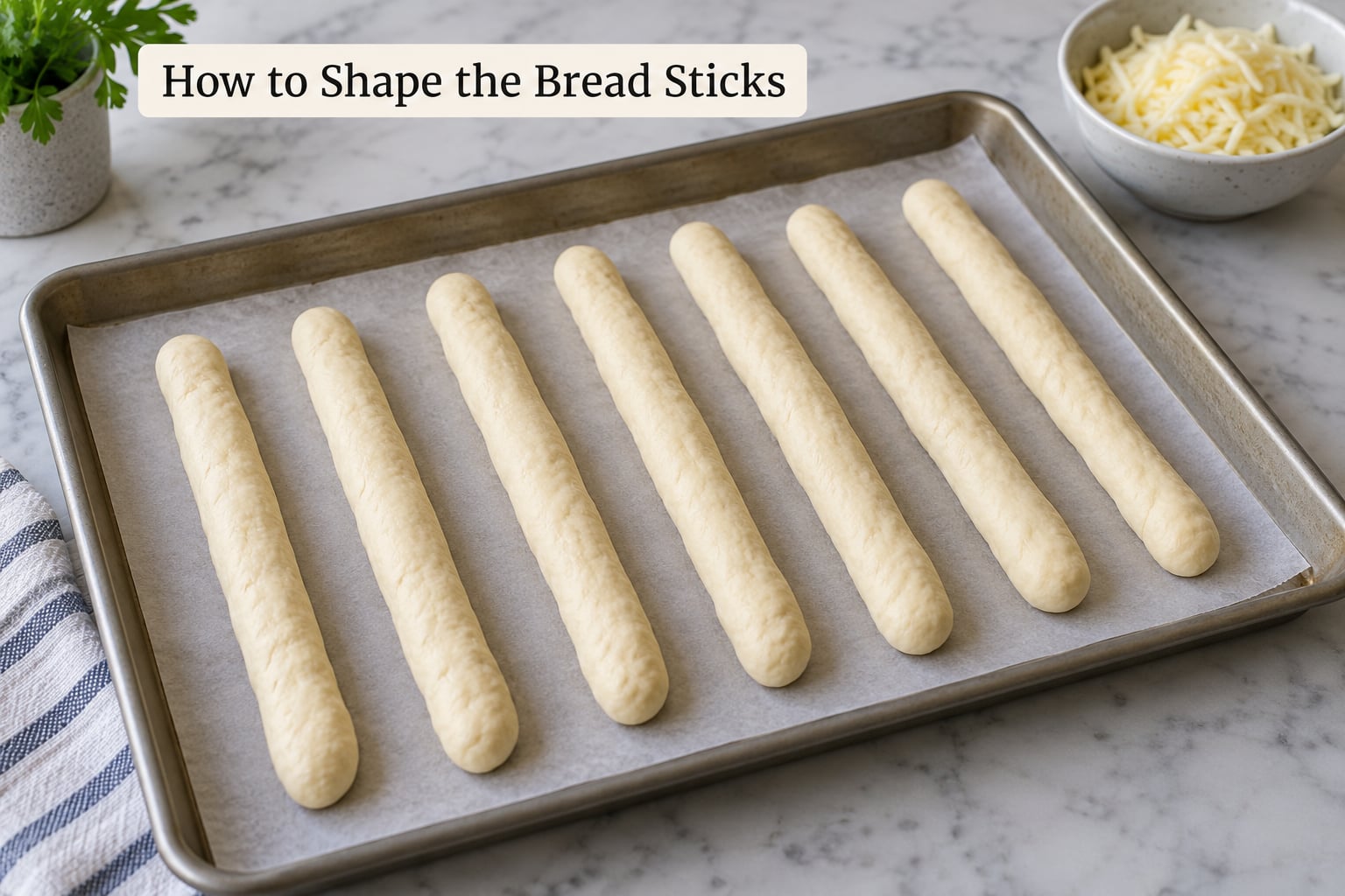How to Shape the Bread Sticks