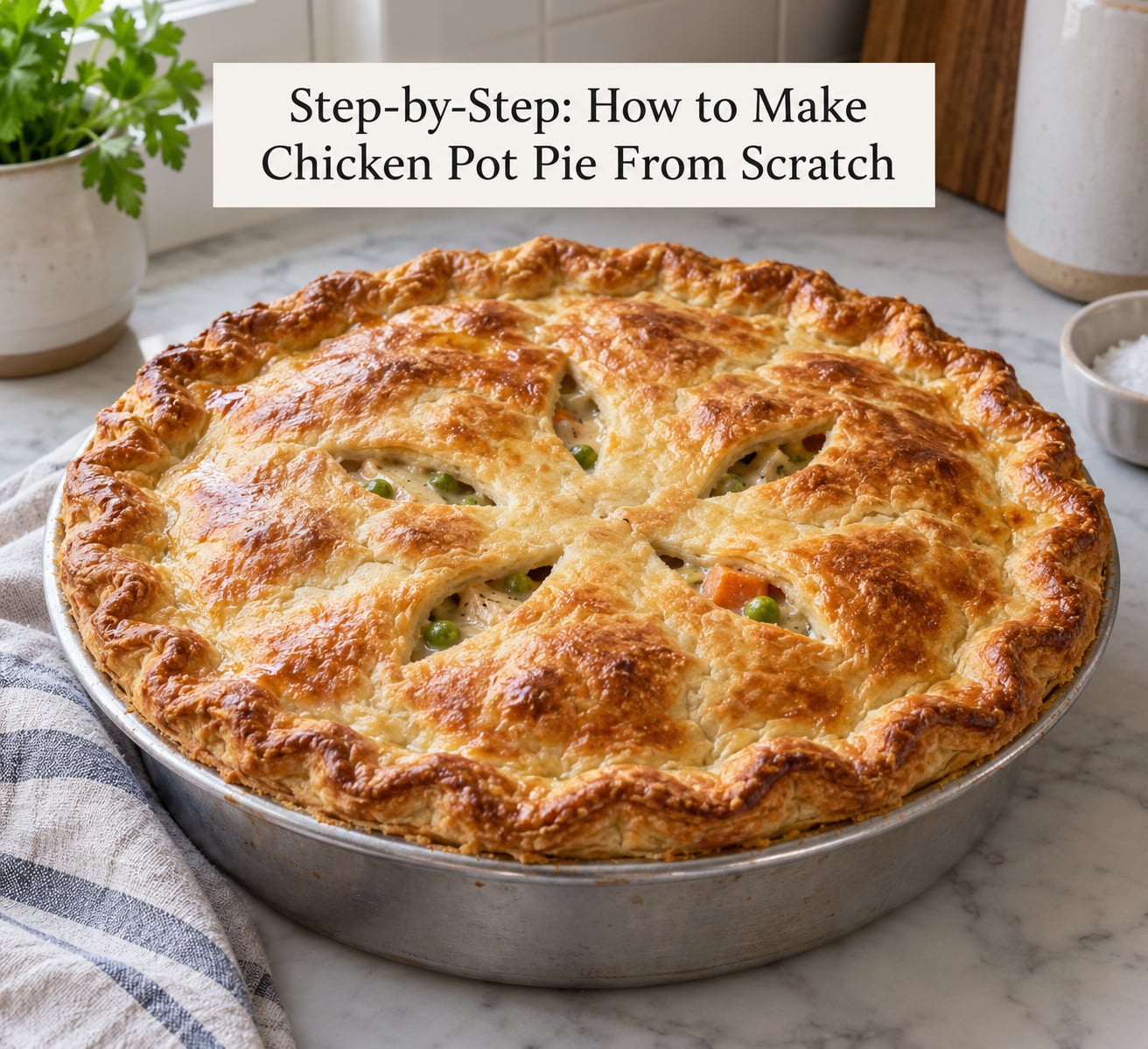 Step-by-Step: How to Make Chicken Pot Pie From Scratch
