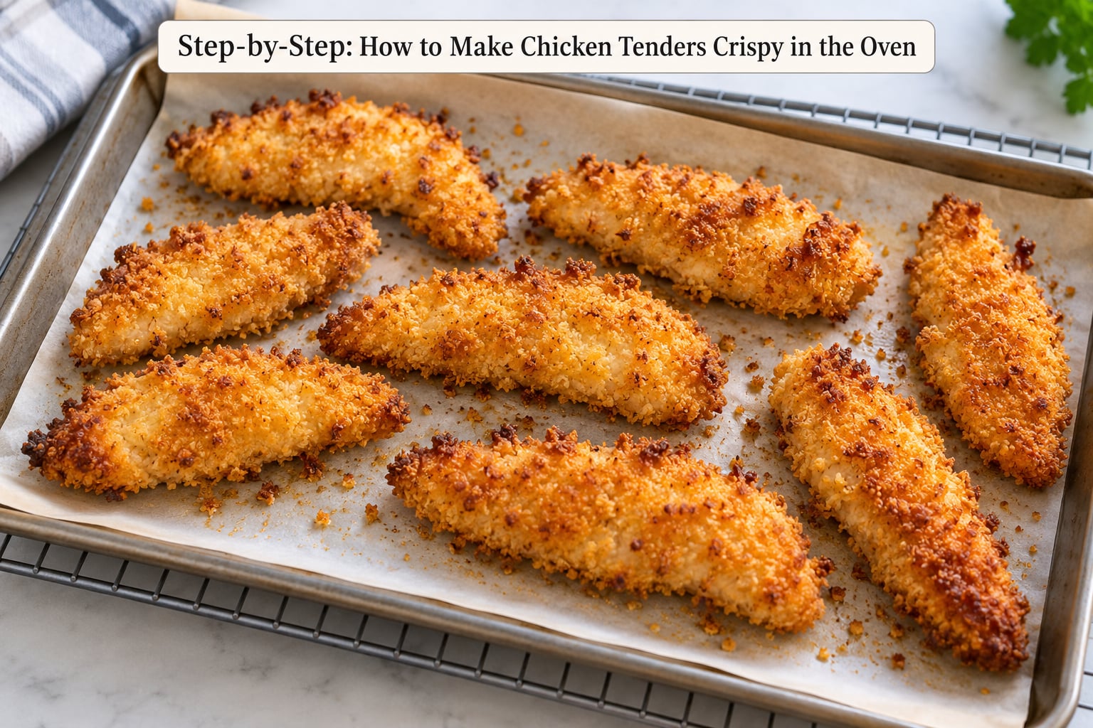 Step-by-Step: How to Make Chicken Tenders Crispy in the Oven