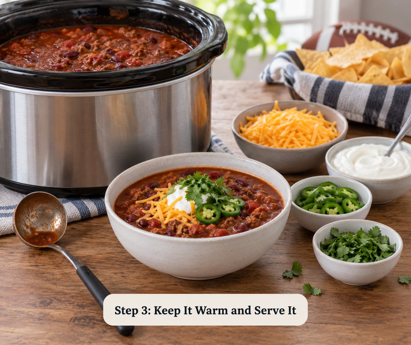Step 3: Keep It Warm and Serve It